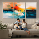 Colorful Abstract Wall Art | Bold Modern Canvas Print |