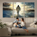 Jesus Walking on Water Wall Art | Canvas Print | Ready to