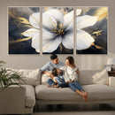 White Flower Wall Art Canvas Print | Ready to Hang | by MyGreatCanvas | Canvas Wall Art Prints | Photo Prints & Wall Decor