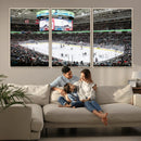 Sharks Arena Blackhawks Sharks Ice Hockey Stadium Wall Art by MyGreatCanvas | Canvas Wall Art Prints | Photo Prints & Wall Decor