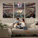 United Center Chicago Bulls Stadium Wall Art Canvas Print