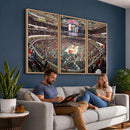 United Center Chicago Bulls Stadium Wall Art Canvas Print