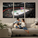 Vaudoise Lausanne Ice Hockey Arena Stadium Wall Art Canvas,