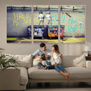 Banksy Life is Short Wall Art - Iconic Graffiti Art on by MyGreatCanvas | Canvas Wall Art Prints | Photo Prints & Wall Decor