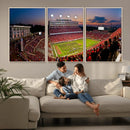 NC State Wolfpack Football Team Print - Raleigh by MyGreatCanvas | Canvas Wall Art Prints | Photo Prints & Wall Decor
