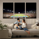 SMU Mustangs Football Team Print - Dallas Gerald J. Ford