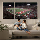 Houston Cougars Football Team Print - Houston TDECU Stadium