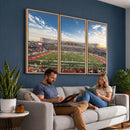 Framed Houston Cougars Football Team Print - Houston TDECU