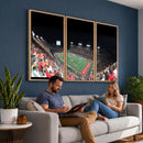 Houston Cougars Football Team Print - Houston TDECU Stadium