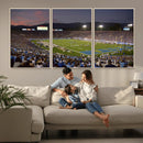 UCLA Bruins Football Team Print - Pasadena Rose Bowl Stadium