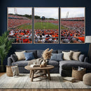 Virginia Cavaliers Football Team Print - Charlottesville Scott Stadium Print Wall Art Canvas by MyGreatCanvas | Canvas Wall Art Prints | Photo Prints & Wall Decor
