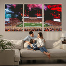 Virginia Tech Hokies Football Team Print - Blacksburg Lane