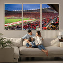 Wisconsin Badgers Football Team Print - Madison Camp Randall by MyGreatCanvas | Canvas Wall Art Prints | Photo Prints & Wall Decor