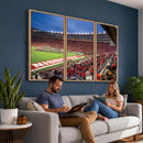 Wisconsin Badgers Football Team Print - Madison Camp Randall