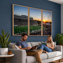 Demon Deacons Football Team Print Canvas- Winston-Salem