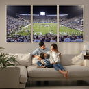 Brigham Young University Cougars Football Print Canvas -