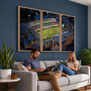 University of North Texas Mean Green Football Artwork,