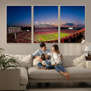 Wolfpack Football Team Wall Art Print - Raleigh