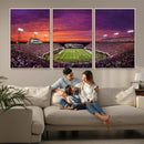 East Carolina University Pirates Football Print Canvas-