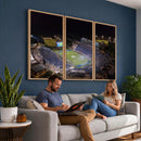 Duke University Blue Devils Football Print Canvas - Durham