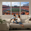 University of Illinois Fighting Illini Football Team Print by MyGreatCanvas | Canvas Wall Art Prints | Photo Prints & Wall Decor