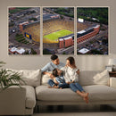 University of Michigan Wolverines Football Team Print - Ann by MyGreatCanvas | Canvas Wall Art Prints | Photo Prints & Wall Decor