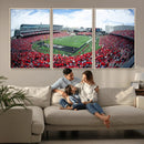 Cincinnati Bearcats Football Team Print - Nippert Stadium Wall Art Canvas Print