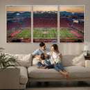 Arizona Wildcats Football Team Print - Tucson Arizona by MyGreatCanvas | Canvas Wall Art Prints | Photo Prints & Wall Decor