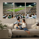 Michigan State Spartans Football Canvas Print - East Lansing