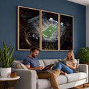 Michigan State Spartans Football Team Print - East Lansing