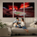 Ohio State University Buckeyes Football Team Print - by MyGreatCanvas | Canvas Wall Art Prints | Photo Prints & Wall Decor