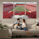 Rutgers Scarlet Knights Football Team Print - Piscataway SHI by MyGreatCanvas | Canvas Wall Art Prints | Photo Prints & Wall Decor