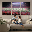 Rutgers University Scarlet Knights Football Team Print - by MyGreatCanvas | Canvas Wall Art Prints | Photo Prints & Wall Decor