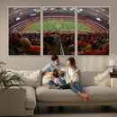 Syracuse University Orange Football Canvas Print, Football