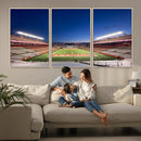 Rutgers Scarlet Knights Football Team Print - Piscataway SHI by MyGreatCanvas | Canvas Wall Art Prints | Photo Prints & Wall Decor