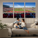 Ball State Cardinals Football Team Print - Muncie Scheumann