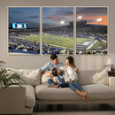 Memphis Tigers Football Team Print - Memphis Simmons Bank