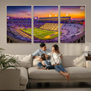 The Louisiana State University Tigers Football Team Print - by MyGreatCanvas | Canvas Wall Art Prints | Photo Prints & Wall Decor