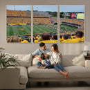 Puskar Stadium Canvas Print Wall Art - Morgantown Print -