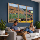 Puskar Stadium Canvas Print Wall Art - Morgantown Print -