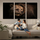 Wild Grizzly 399 Bear Canvas Wall Art Print, Bear Animal by MyGreatCanvas | Canvas Wall Art Prints | Photo Prints & Wall Decor