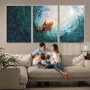 Powerful Jesus Canvas Print - Hand of Salvation, by MyGreatCanvas | Canvas Wall Art Prints | Photo Prints & Wall Decor