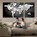 World Map Wall Art Canvas Print – Framed Wall Art for by MyGreatCanvas | Canvas Wall Art Prints | Photo Prints & Wall Decor