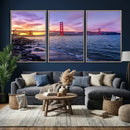 Golden Gate Bridge Wall Art Canvas Print – Framed San by MyGreatCanvas | Canvas Wall Art Prints | Photo Prints & Wall Decor