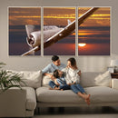 Old War Plane Wall Art Canvas Print by MyGreatCanvas | Canvas Wall Art Prints | Photo Prints & Wall Decor