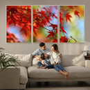 Red Leaves Autumn Forest Wall Art Canvas, Red Leaves Autumn by MyGreatCanvas | Canvas Wall Art Prints | Photo Prints & Wall Decor