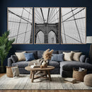 Large Brooklyn Bridge Wall Art Canvas Print