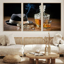 Bourbon Whiskey Wall Art Canvas Print, Vintage Bottle and by MyGreatCanvas | Canvas Wall Art Prints | Photo Prints & Wall Decor