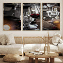 Red Wine and Glass Canvas Print by MyGreatCanvas | Canvas Wall Art Prints | Photo Prints & Wall Decor