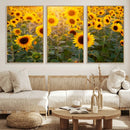 Sunflower Sunshine Wall Art Canvas Print by MyGreatCanvas | Canvas Wall Art Prints | Photo Prints & Wall Decor